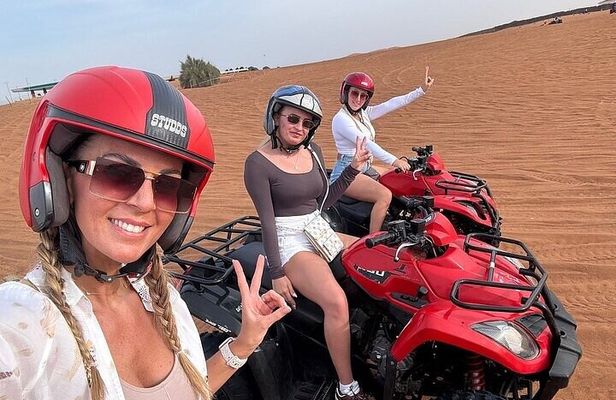 Desert Safari with Quad Bike - Pick & Drop Red Dunes Dinner Shows