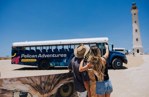 Aruba with Bus and Hop-on Hop-off Tour