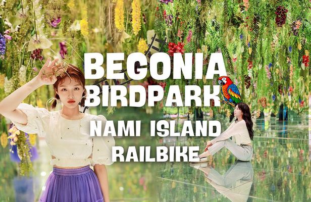 Nami Island and Begonia Bird Park Tour from Seoul (opt Railbike)