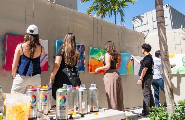 Wynwood Walls Street Art Experience : Spray Paint on Canvas