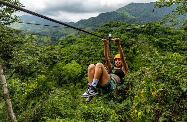 8 Ziplines, Jorullo Bridge walk in and tequila tasting