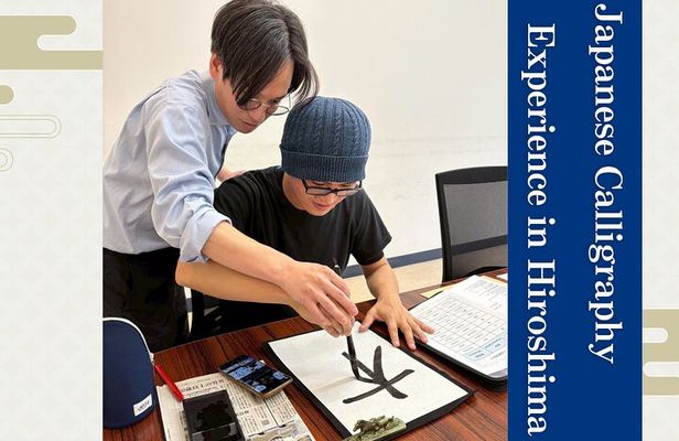 Japanese Calligraphy Experience in Hiroshima