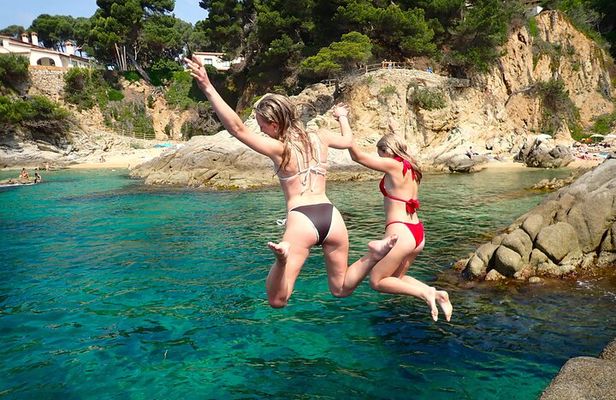 Barcelona Adventure: Hike, Snorkel and Jump in Costa Brava