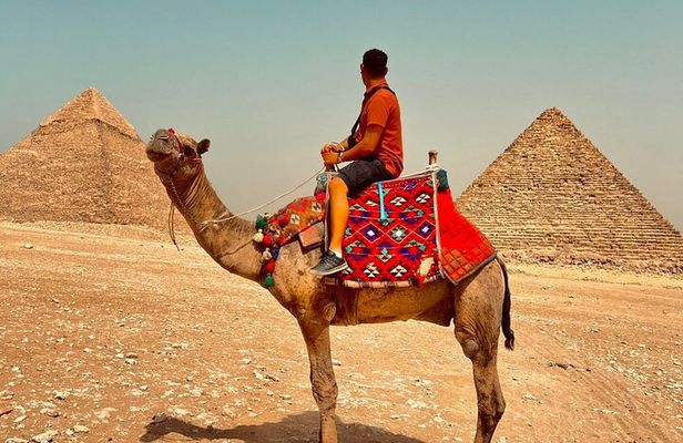Fullday pyramids, Memphis, sakkara, Lunch, Camel ride& Nilecruise