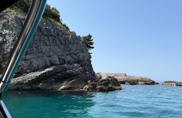 Lux Blue Cave, Lady of the Rocks, Mamula, Submarine Tunnel+ (3h)