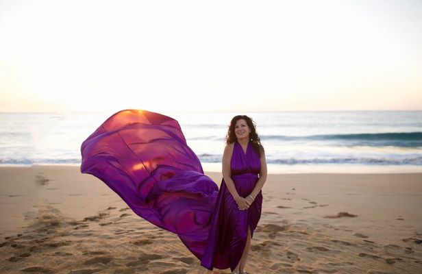 Cancun Flying Dress Photography Session