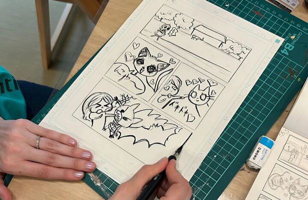 Manga Storytelling and Inking Workshop in Tokyo