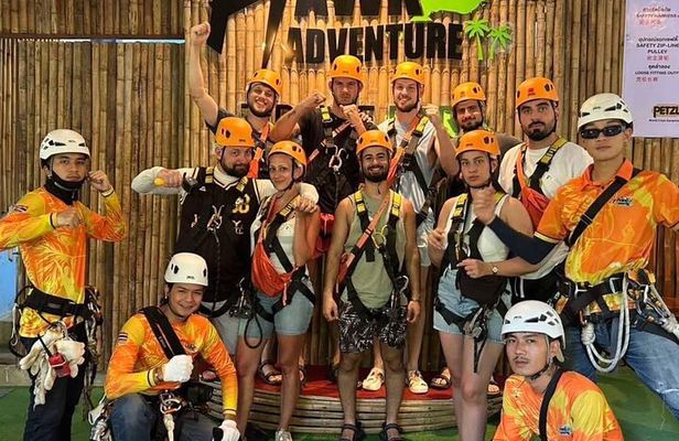 The Biggest and longest Zipline, Hawk, Koh Samui