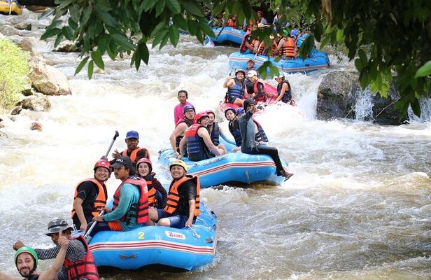 Phuket White Water Rafting 5 km, Flying Fox, and ATV