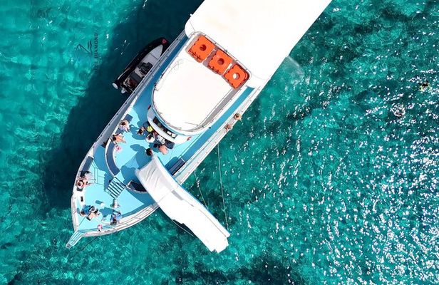 Blue Lagoon trip with slide & music departing from Latchi harbour