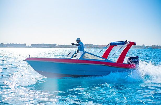 Private Dolphin Swim & Speedboat Tour & Water Sports - Hurghada