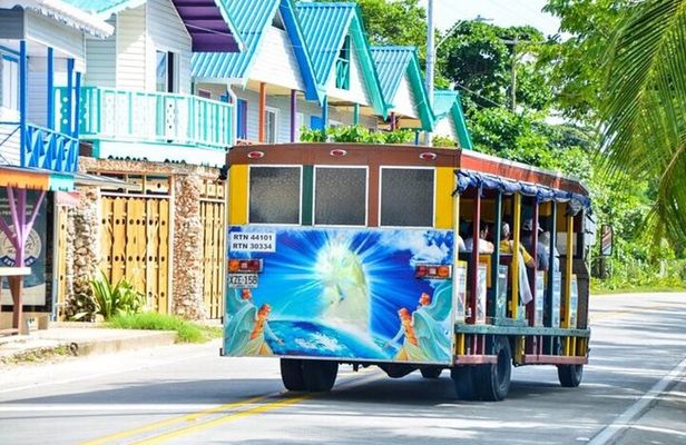 Tour of San Andres Island in Chiva Rumbera