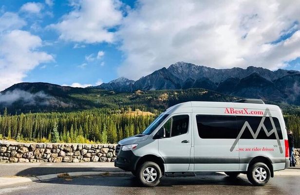 Share Tour to Lake Louise Johnston Canyon, Bow Falls & Minnewanka