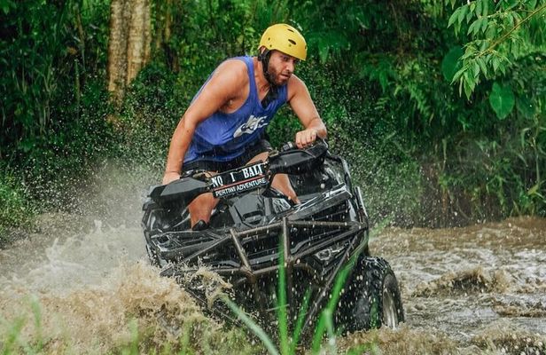 Bali ATV Quad Adventure Ubud Monkey Forest and Waterfall
