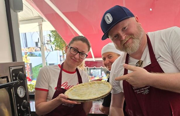 Private Traditional Albanian Lakror Cooking Class in Ksamil