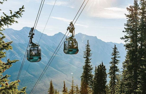 Banff Gondola Upper Hot Springs & Top 3 Lakes Tour from Calgary