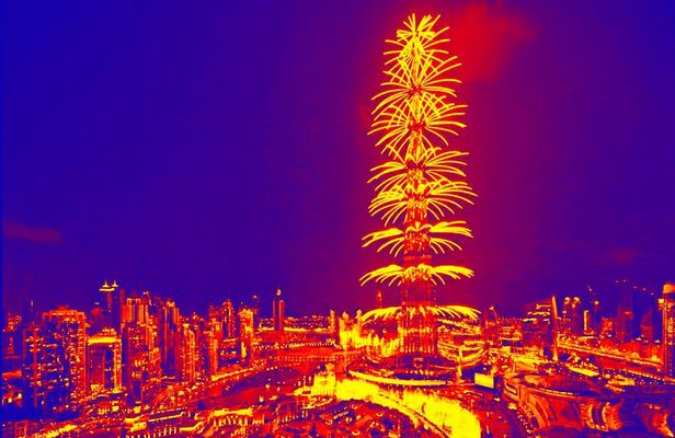 Dubai New Years Cruise Party 2026 - Burj Khalifa Firework View