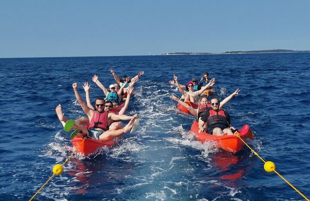 BOAT & KAYAK! Sea Adventure - Snorkeling & Cliff Jumps