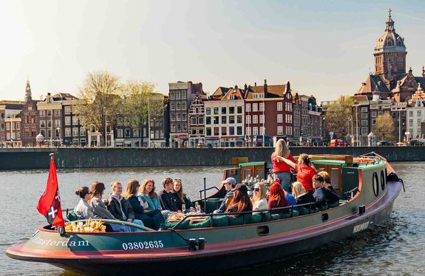 Amsterdam Classic Canal Cruise on a Historic Tugboat