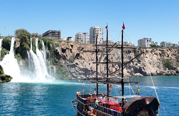 Antalya Pirate Boat Tour Visiting Duden Waterfall