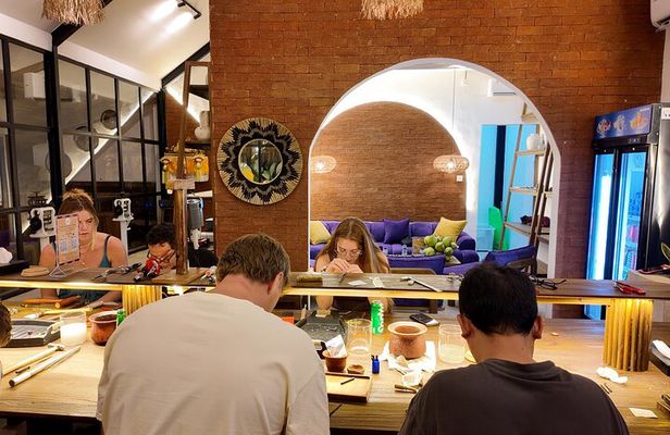 Bali Jewelry Silver Class in Uluwatu with Gold Plating Option