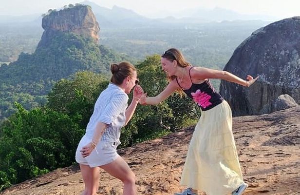 From Kandy: Sigiriya Rock & Elephant Safari Private Day Tour