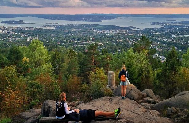 Oslo Fjord Panorama View - Scenic Forest Hike to the Top of Oslo