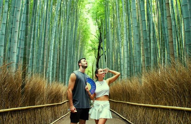 Kyoto Arashiyama Walking Tour with Bamboos Monkeys and Temple