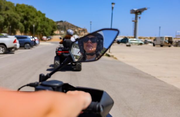 From Kolymbari: Ancient Diktyna & Hidden Beach Quad Safari