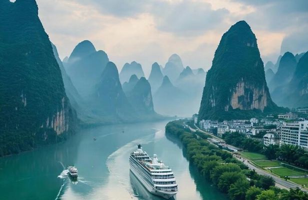 Li River 3/4 Star Cruise from Guilin to Yangshuo Day Tour+Pick Up