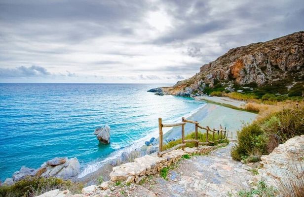 Kourtaliotiko Gorge, Preveli Palm Beach & Farm-to-Table Meal