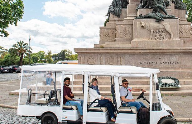 Piazza's, Fountains, Monuments & Basilicas of Rome by Golf Cart