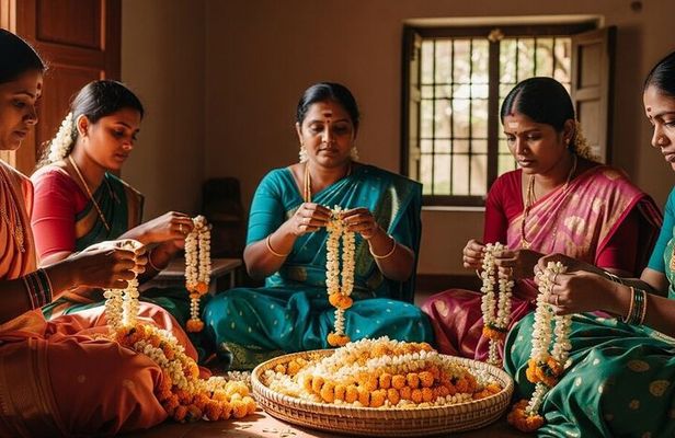 Private tour to learn Traditional Indian Art, craft & Cooking