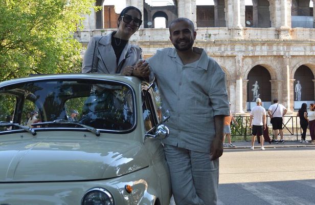 Fiat 500 tour in Rome with Photoshoot