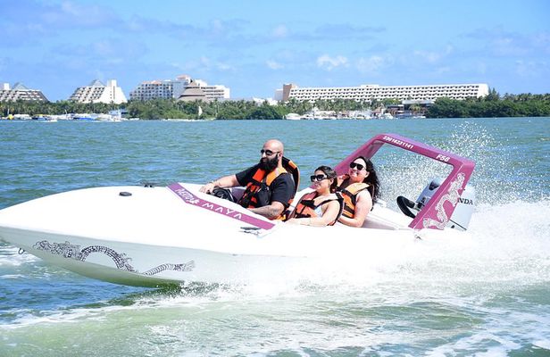 Cancun Speedboat and Snorkel at Punta Nizuc National Park Reef