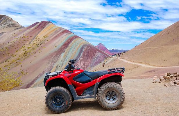 From Cusco: Rainbow Mountain with ATVs Full Day