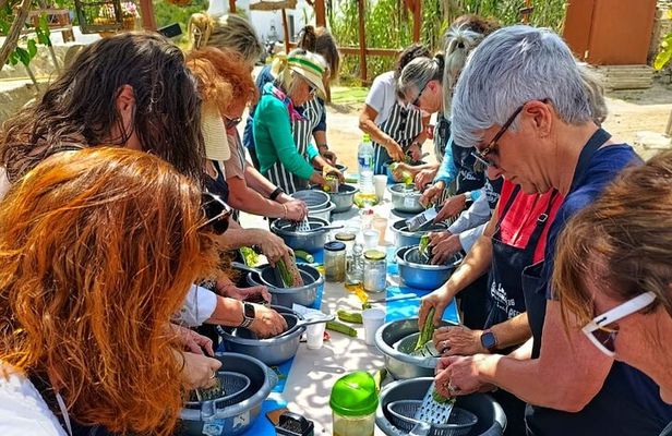Cooking Class Sunset Dinner and Tour in Paros Farm