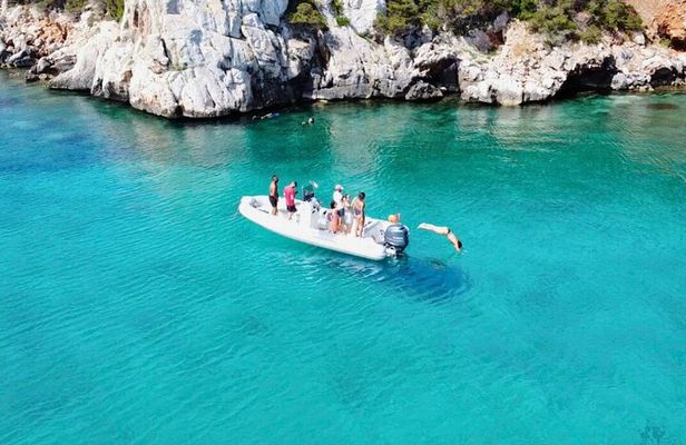 Alghero: snorkeling RIB tour in Porto Conte and Capo Caccia