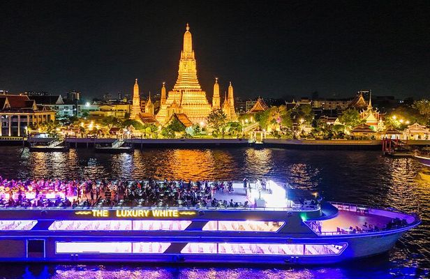 The Luxury White Dinner Cruise in Bangkok