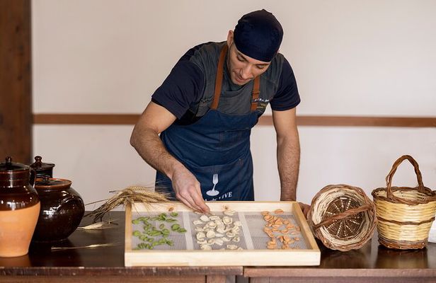 Cooking class in the trulli with chef Davide