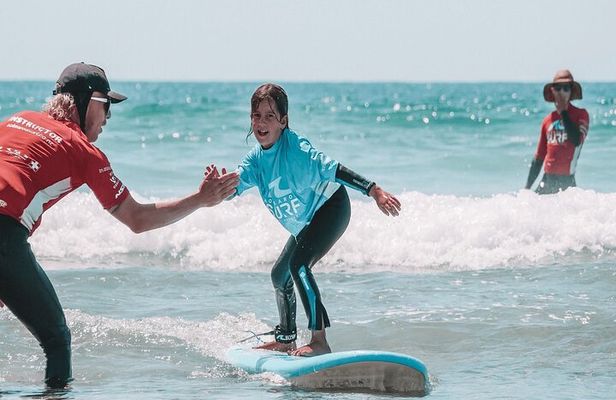 Professional Surfing Lessons at Beach Club TLV in Tel Aviv
