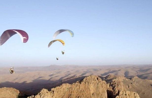 Paragliding adventure over Marrakech