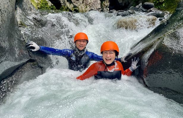 Fun Canyoning Activity at the bottom of Mt. Fuji