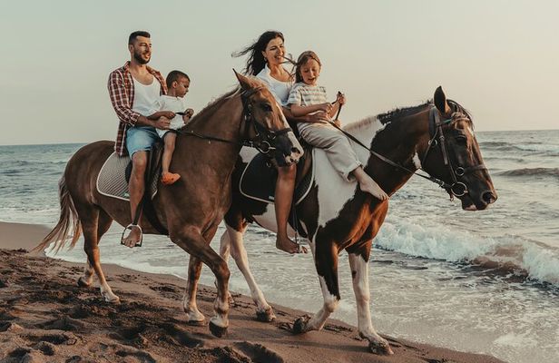 Private Evening Horse Ride on the Beach