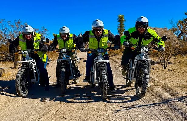Guided Electric Motorbike Tour inside Joshua Tree National Park