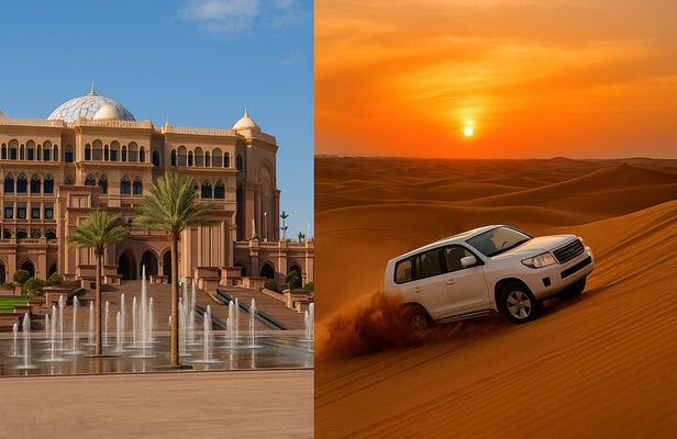 Abu Dhabi City Tour with Desert Safari and BBQ Dinner