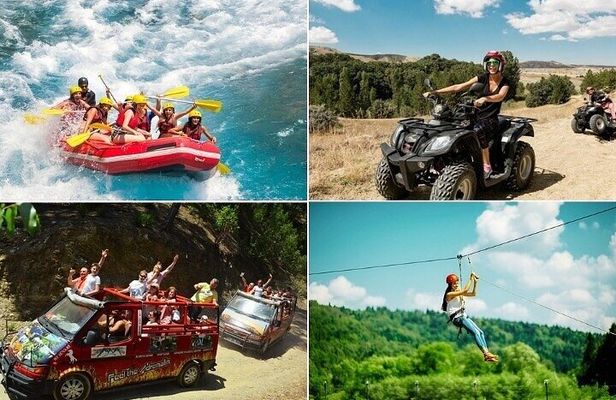Super Combo Rafting ( 4 in 1 ) : Quad or Buggy & Jeep & Zipline