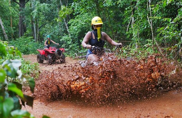 Zip Line and ATV Tour and cenote tour