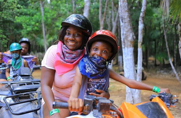 Atv experience, Ziplines adventure and Cenote swim from Cancun and Riviera Maya