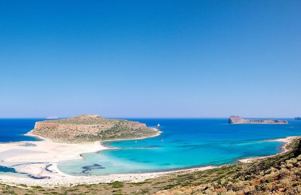 Balos Lagoon & Gramvousa Half Day Private Cruise from Kolymbari
